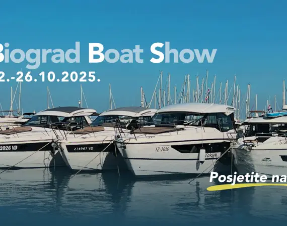 Posjetitelji i izložene jahte na Biograd Boat Showu 2025 u Marini Kornati Biograd