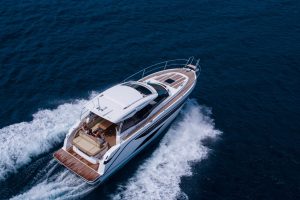 Bavaria SR36 motor yacht off the coast of Biograd na Moru